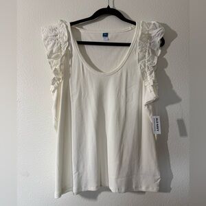 Old Navy Ruffled Short Sleeve Blouse